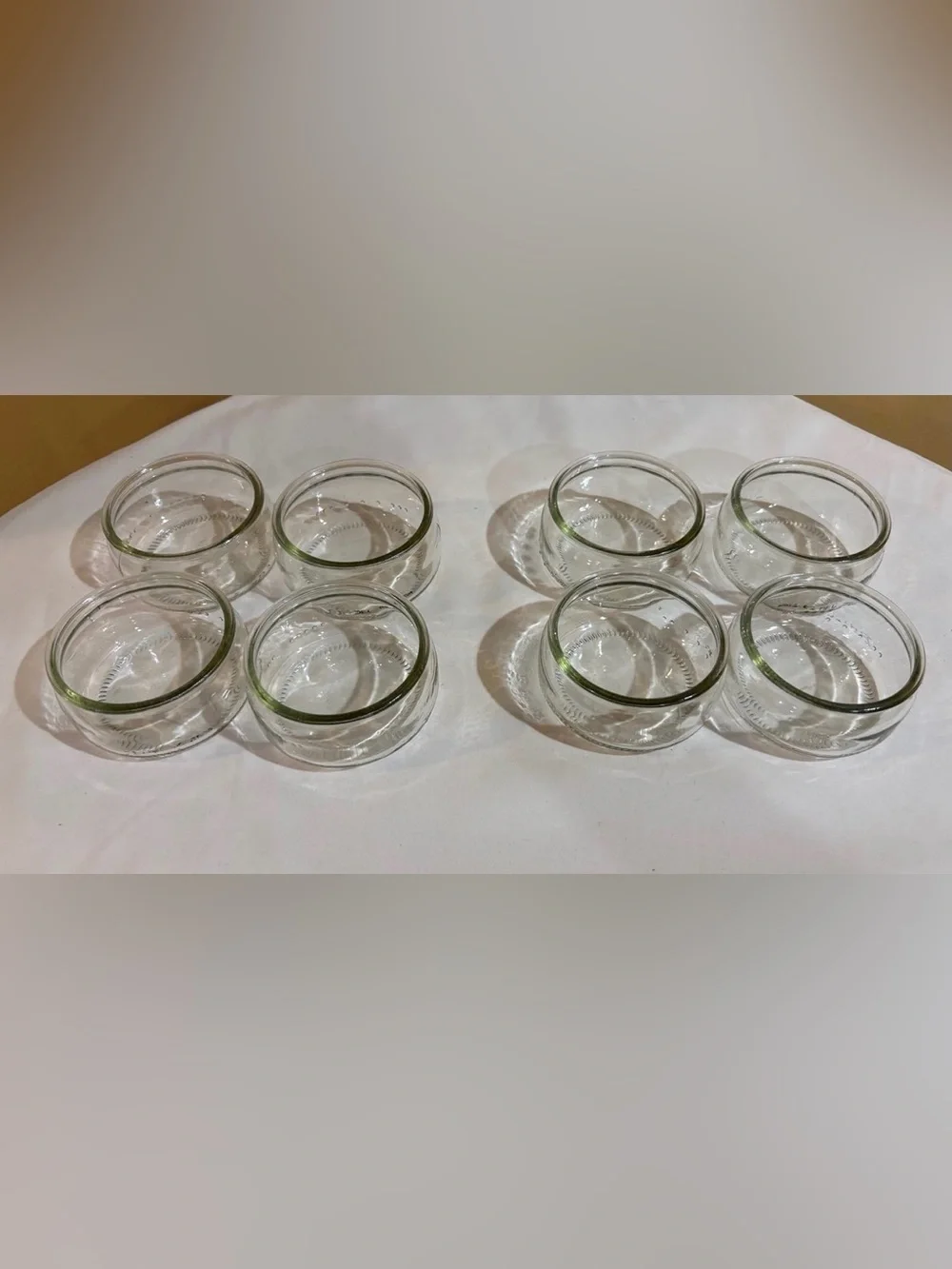 Clear Glasses For Dessert, Yogurt, Pudding . Set Of 8